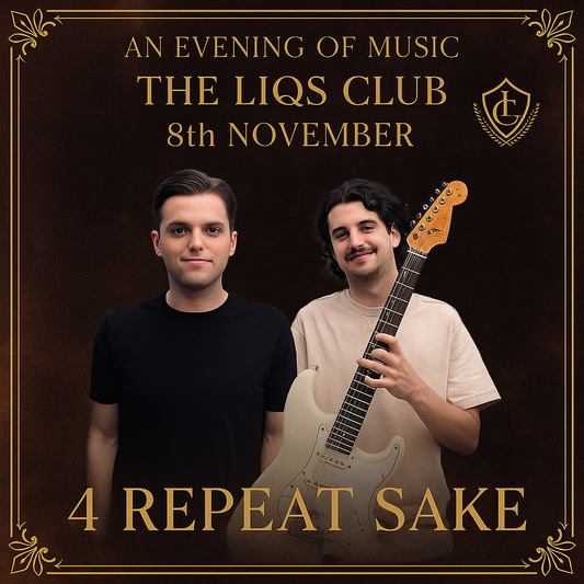4 RepeatSake Duo - Live at the Liqs Club - Saturday 8th November , 8.30pm