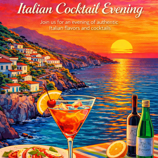 Italian Cocktail Evening - Saturday 23rd May, form 6.30pm