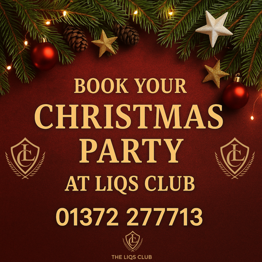 Book your Christmas party with us now! from November through to January! Book early to avoid missing out!