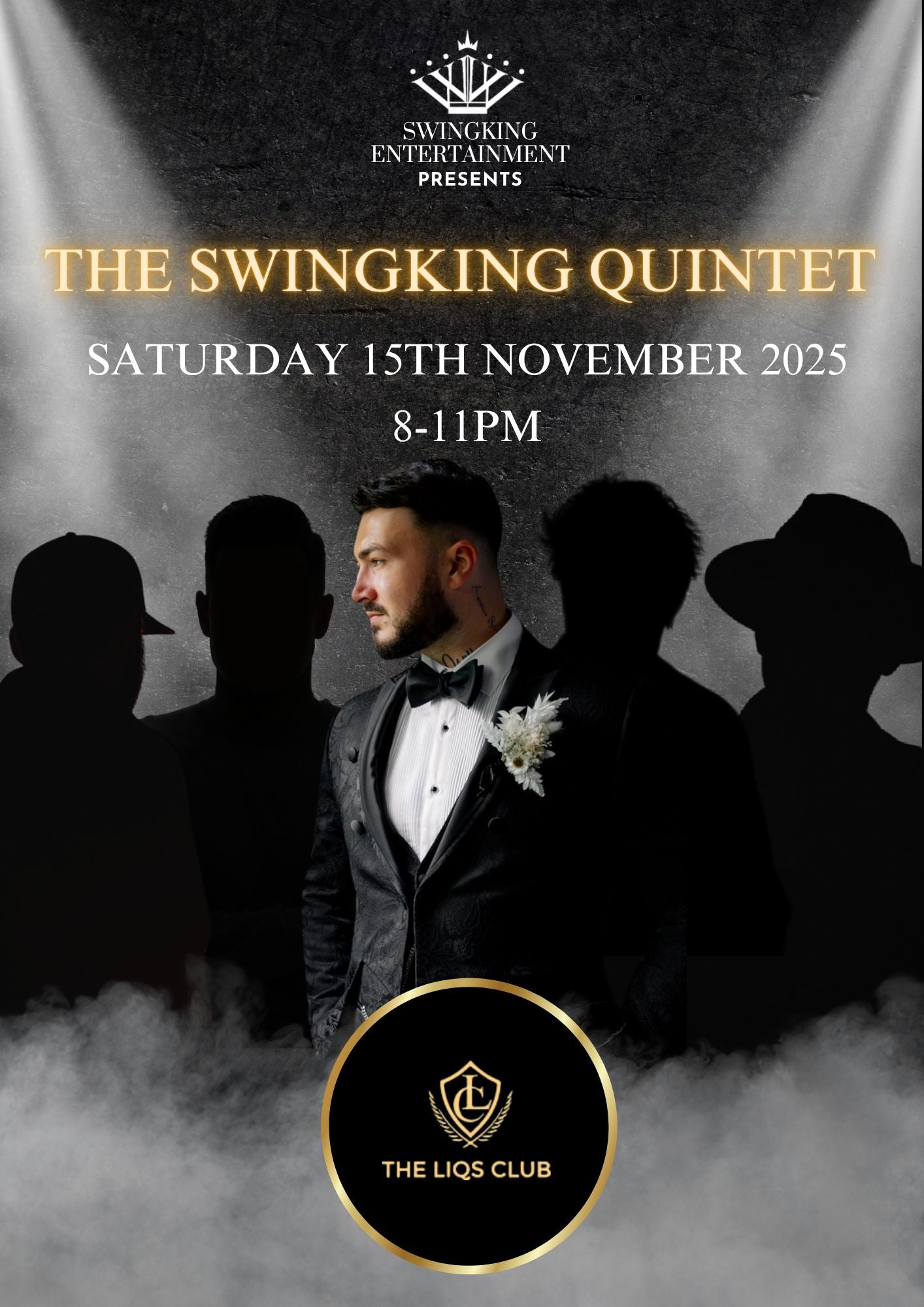 The SwingKing Quintet - Saturday 15th Nov 8-11pm