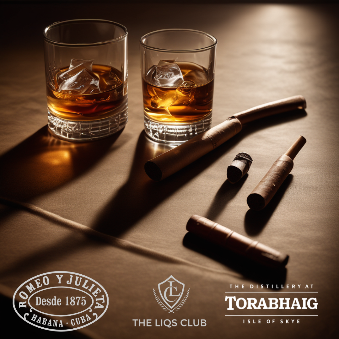 Cigar Pairing evening with Hunters & Frankau Cigars & Torabhaig - Thursday 2nd October, 7.30pm