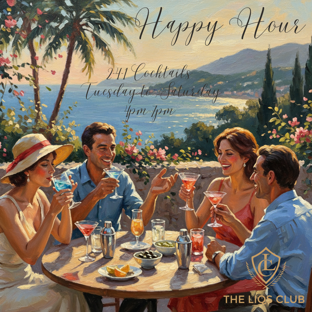 Happy Hour - All Week - 4pm until 7pm - No need to book.