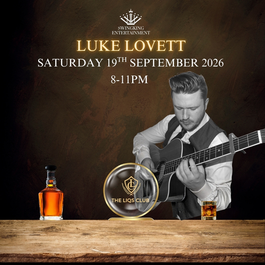 Luke Lovett - Saturday 19th September, 8.30pm