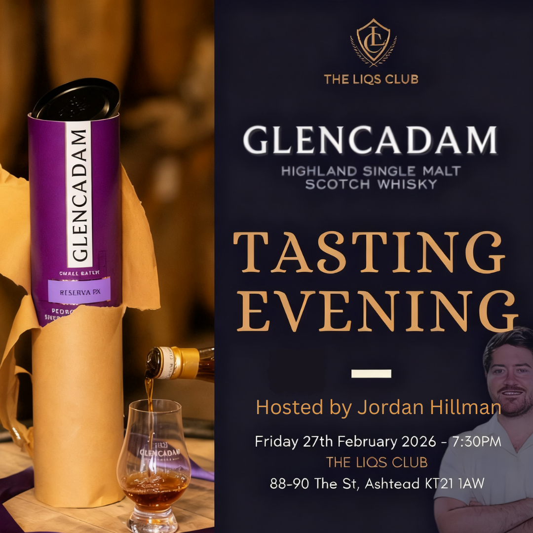 A special Glencadam Tasting evening with Angus Dundee family member Jordan Hillman - Friday 27th February,7.30pm