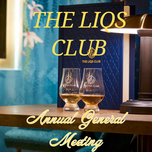 The Liqs Club Annual General Meeting - Thursday 6th March - 7pm for 7.45pm start. Members only event.