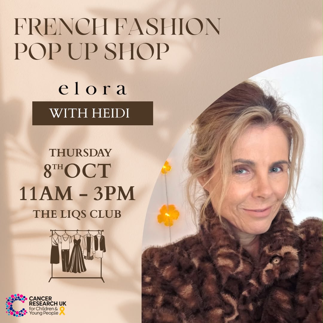 French Fashion Pop Up shop - Thursday 8 October, 11am - 3pm