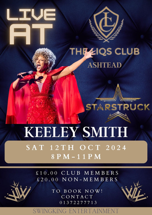 Live Music with Keeley Smith - Saturday 12th October 2024