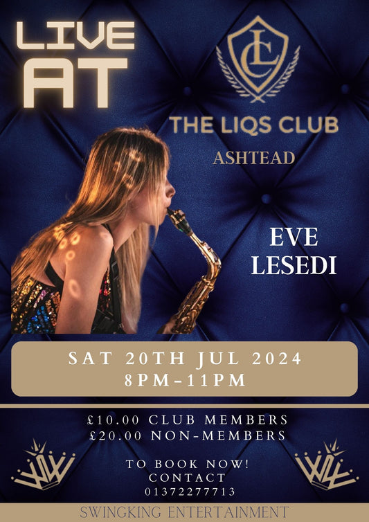 Live music with Eve Lesedi - Saturday 20th July 2024