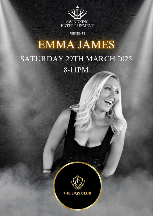 Emma James, Live at the Liqs Club - Sat 29th March 8pm-11pm